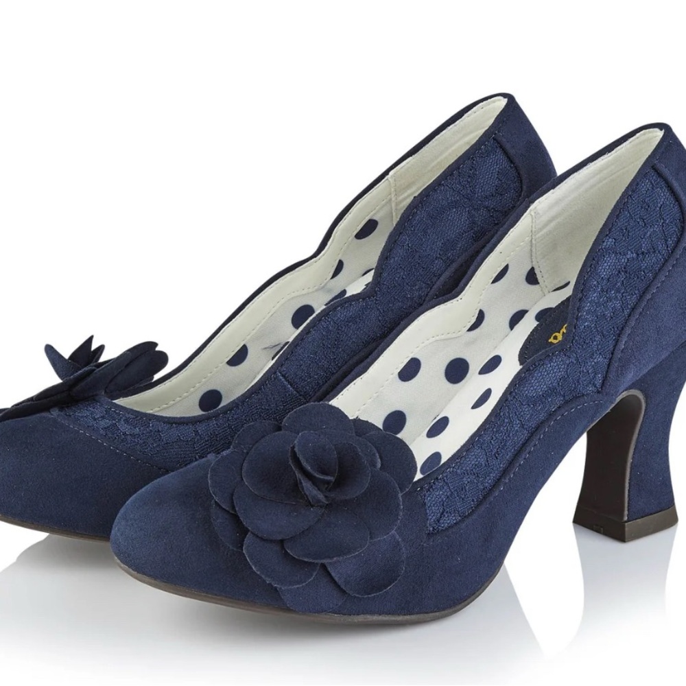 Ruby Shoo Chrissie Navy Blue Heels *Brand New!
